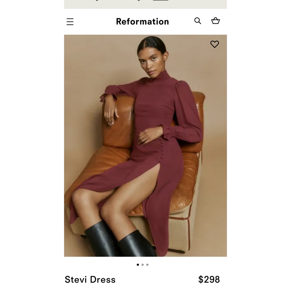 Reformation Stevi Dress new with tags